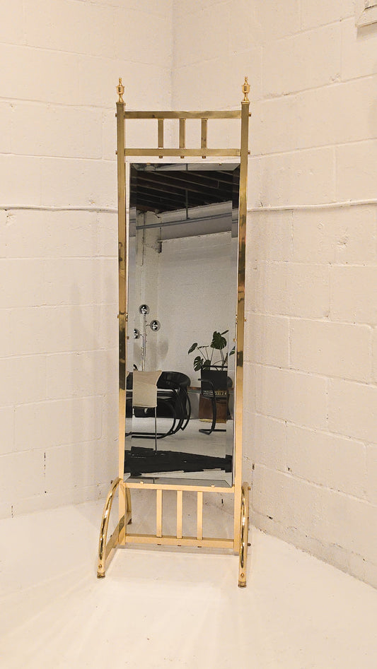 Gorgeous Hollywood Regency Floor Mirror