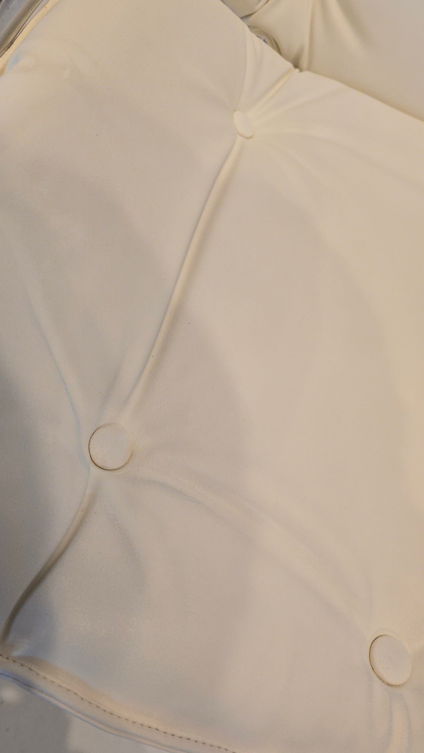 Cantilevered Chrome and leather chairs