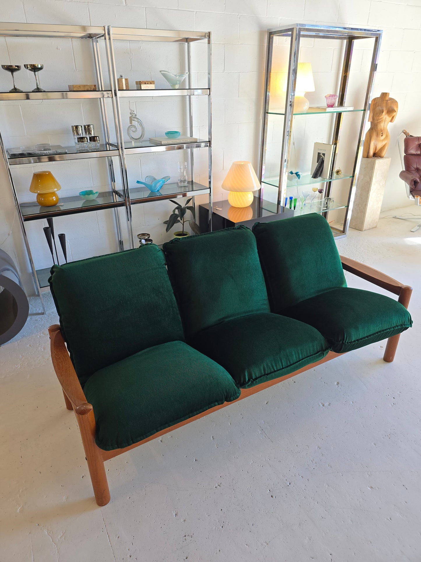 Teak Three Seater by Domino Mobler