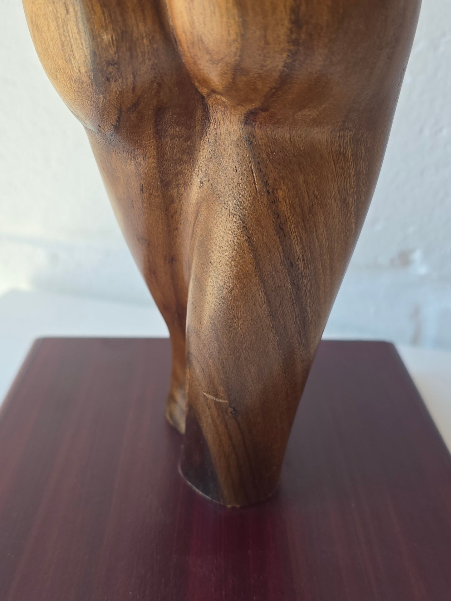 Wood Carved Female Figure Sculpture