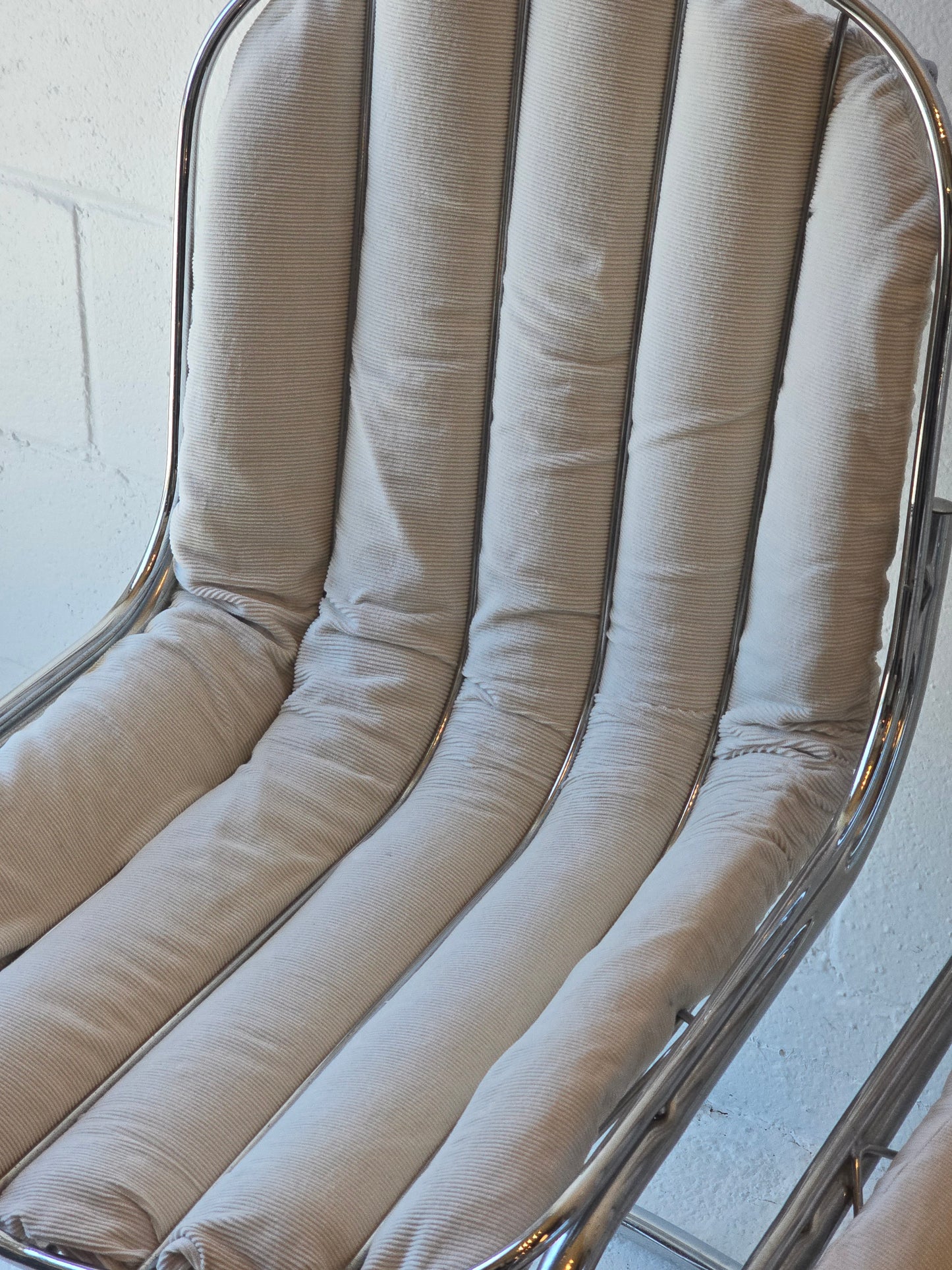 Chrome Cantilever Chairs