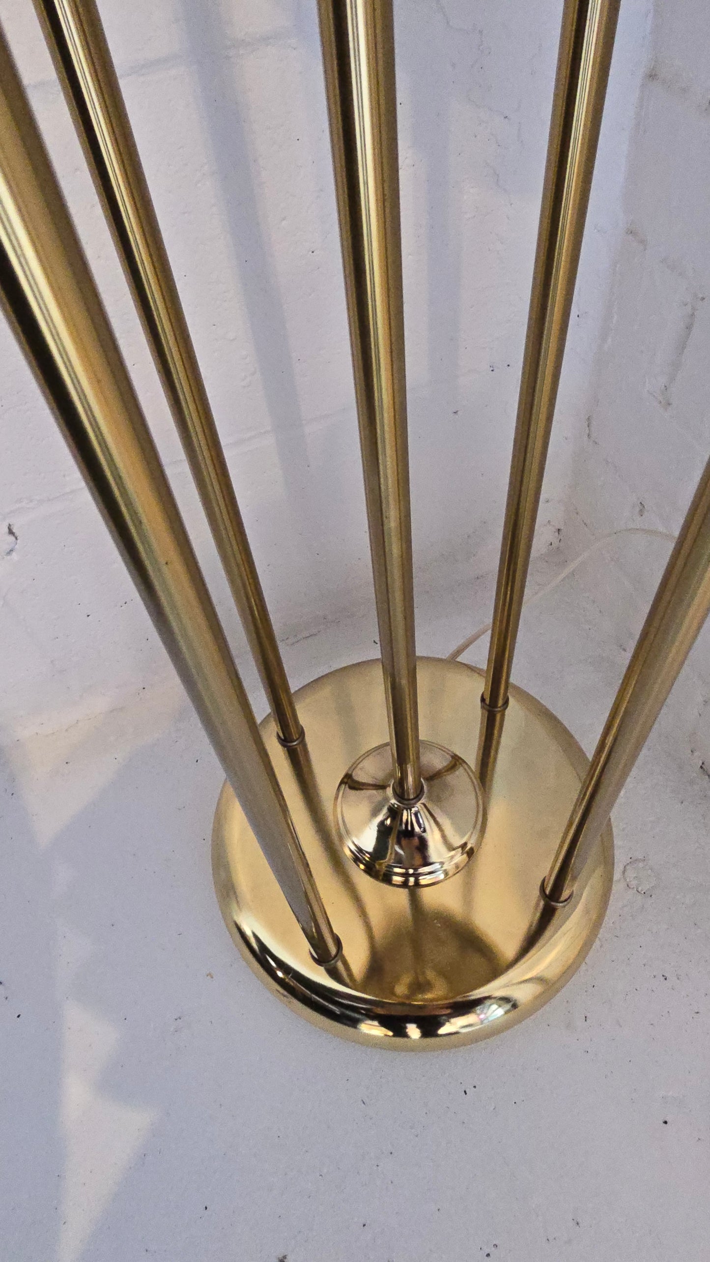 Brass Candelabra Floor Lamp