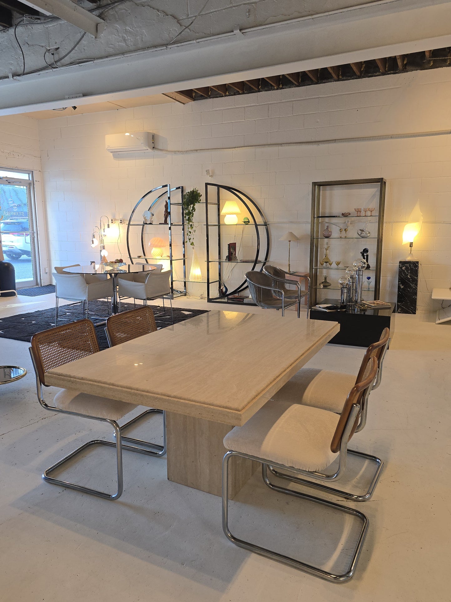 Travertine Dining Table