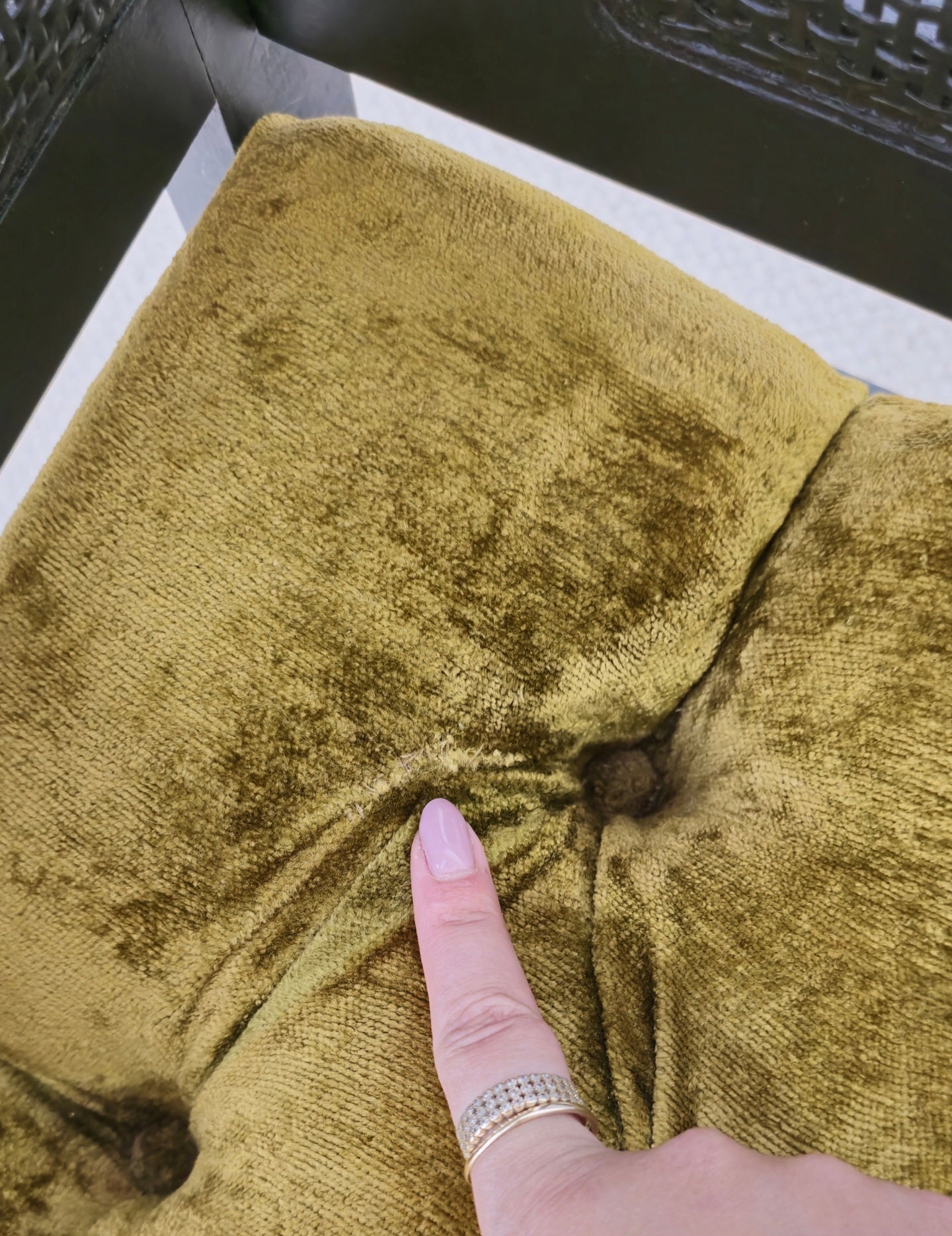 Mid Century Settee Bench