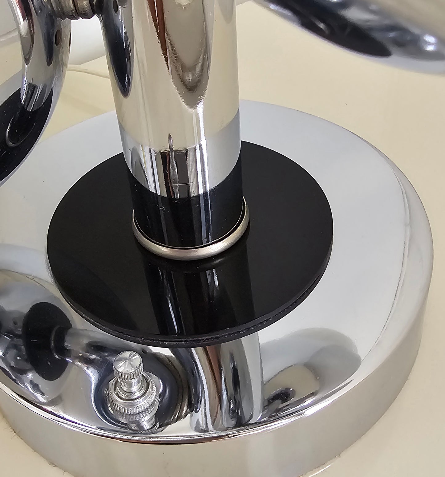 Chrome Six Light Table Lamp