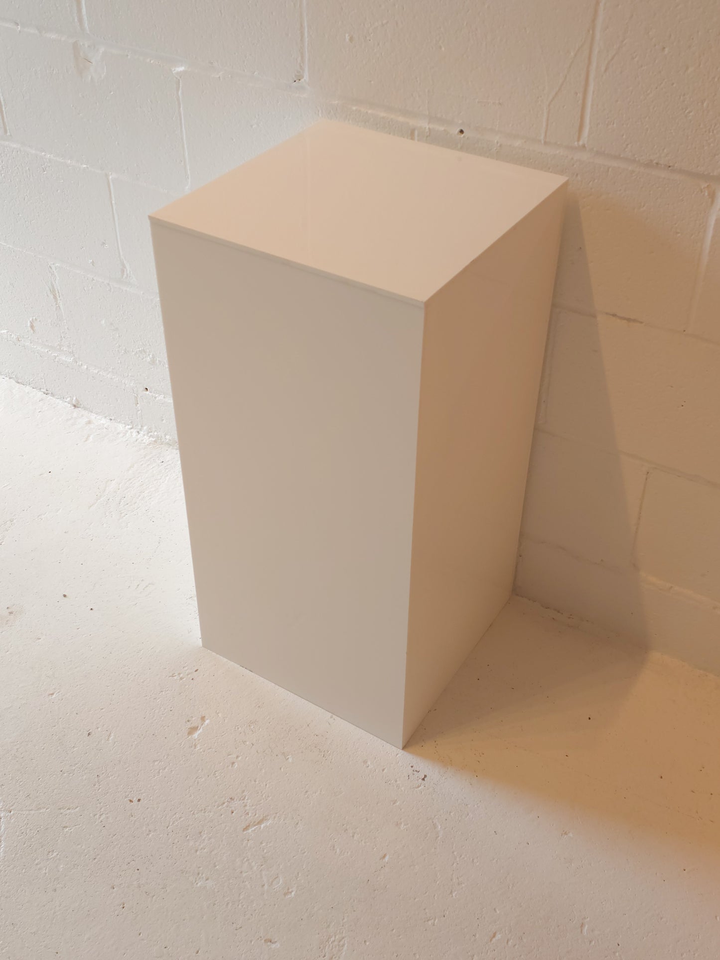 White Acrylic Plinth