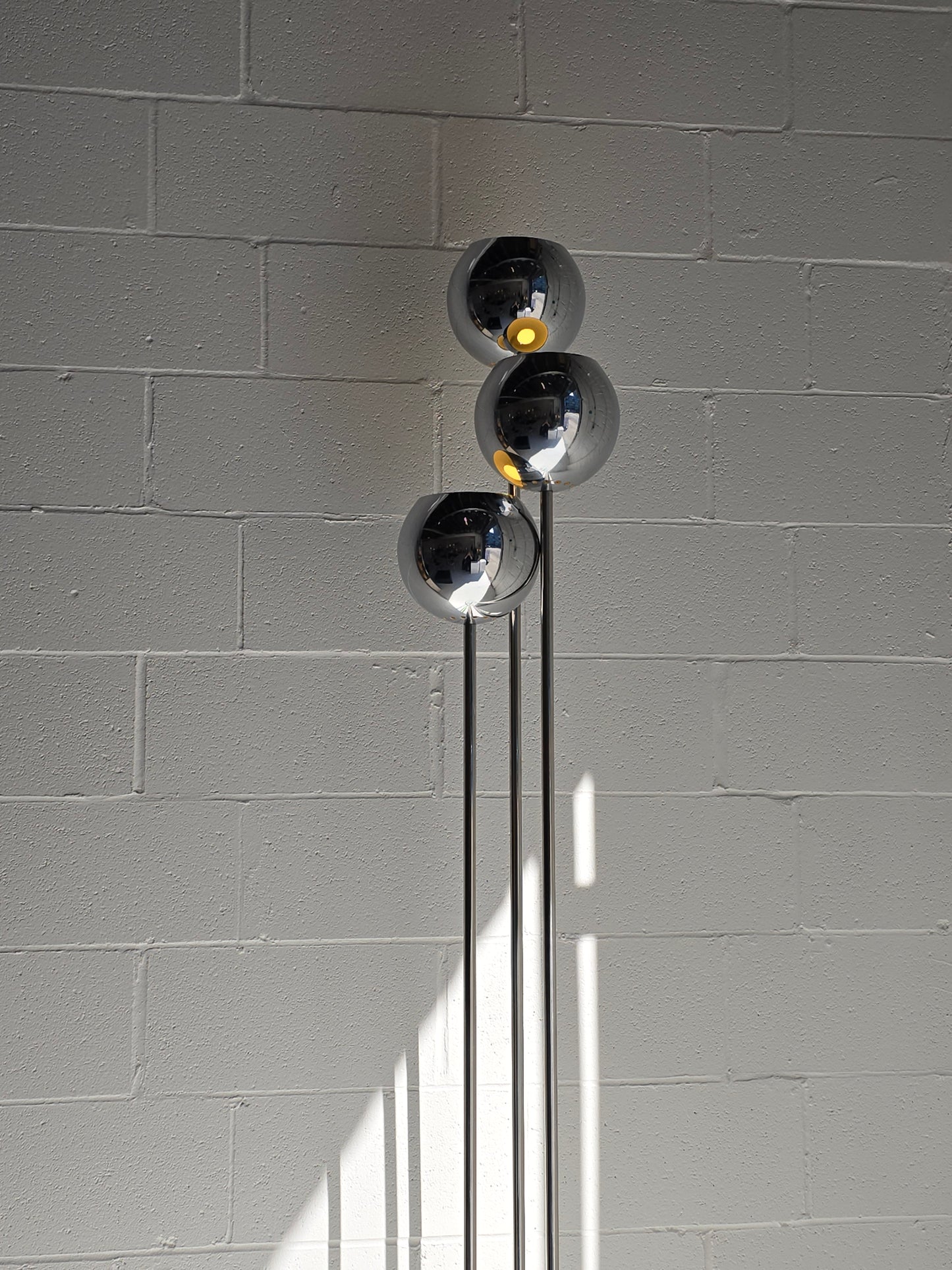 Reggiani Chrome Floor Lamp