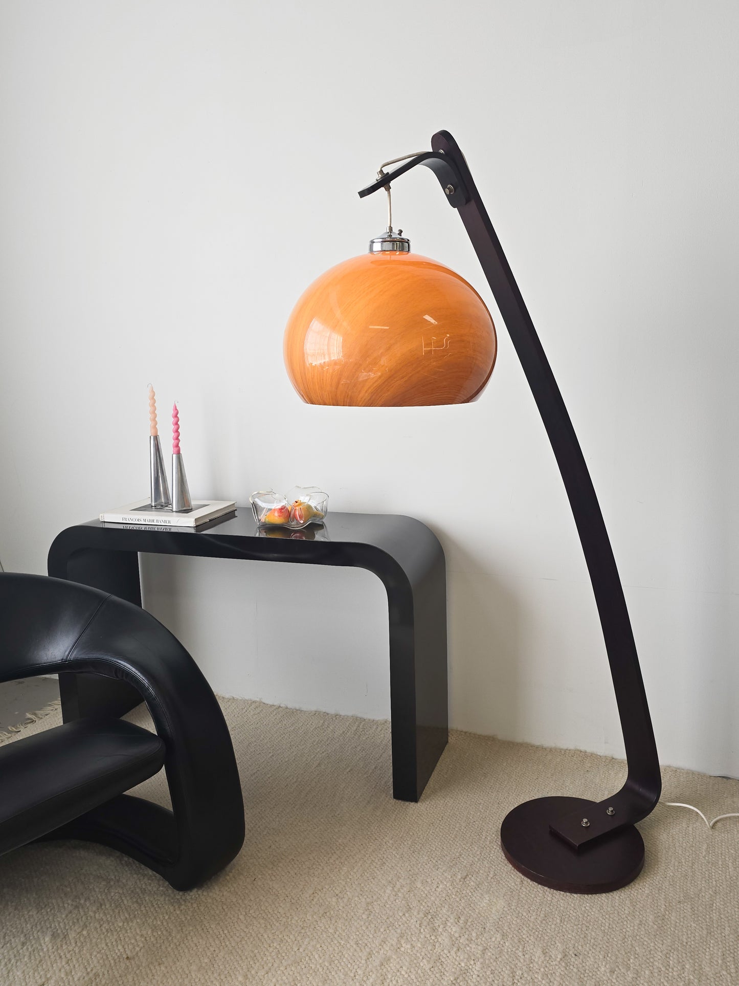 Vintage arc floor lamp