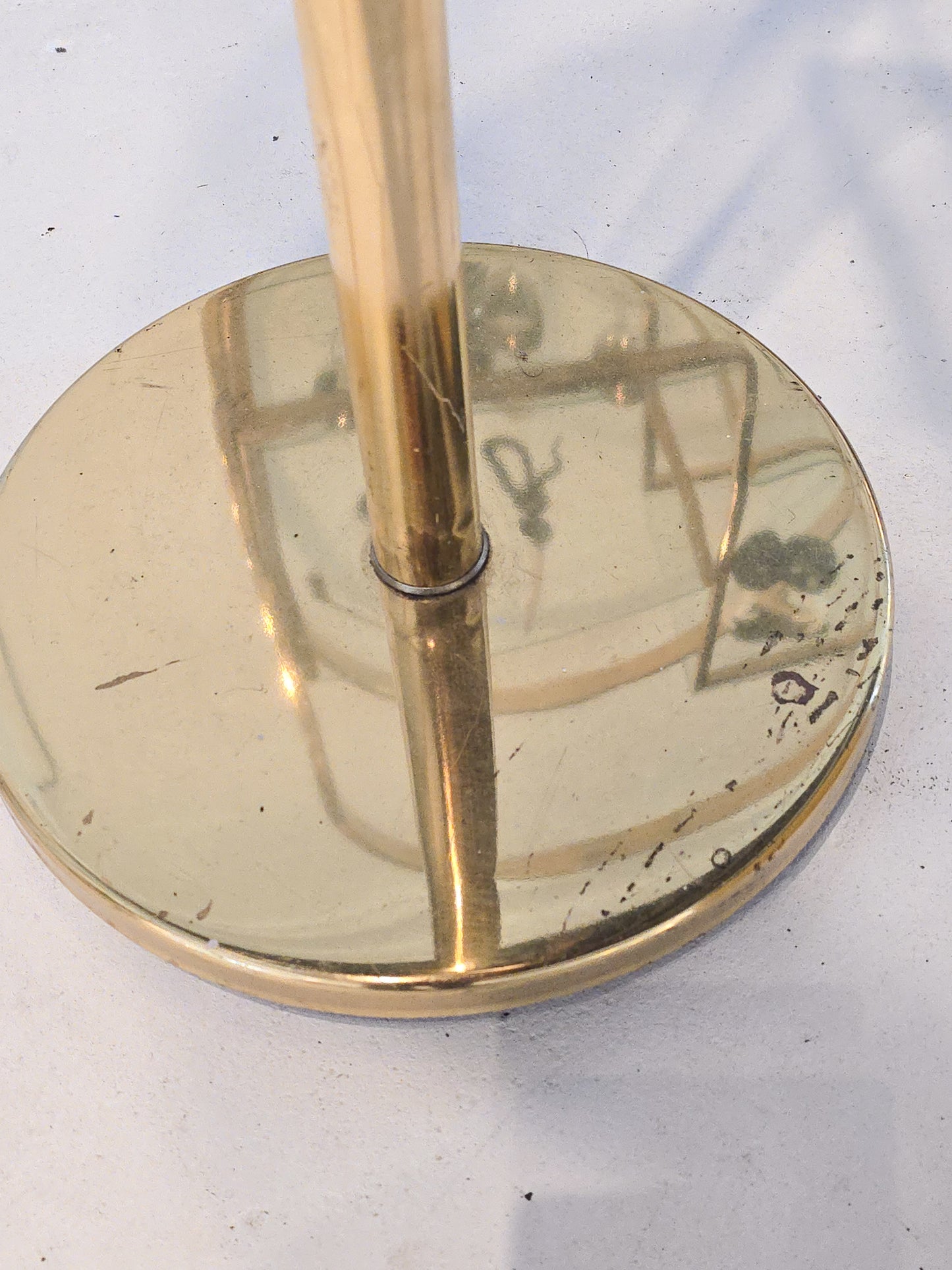 Adjustable Brass Floor Lamp