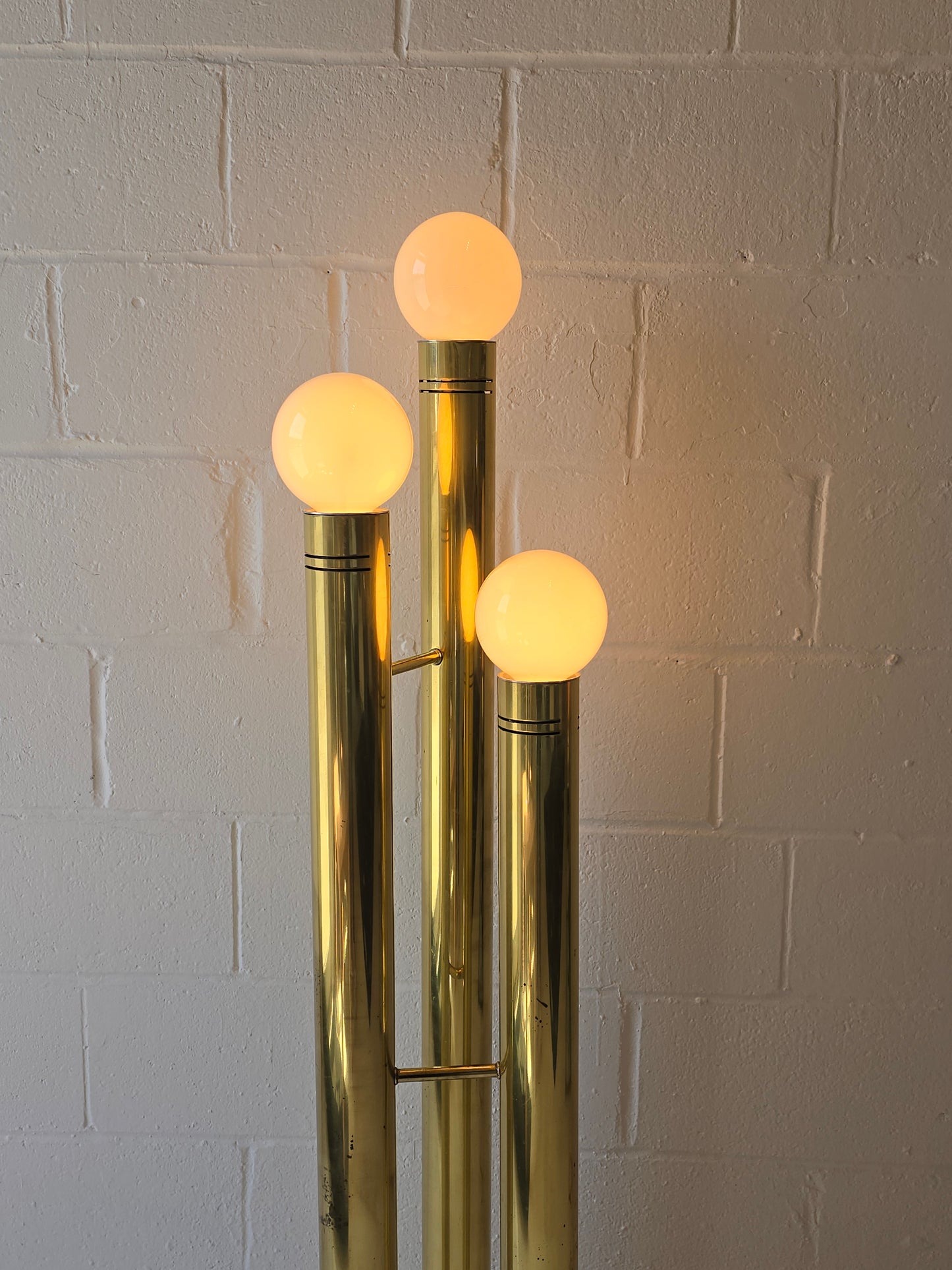 Three Tier Brass Lamp