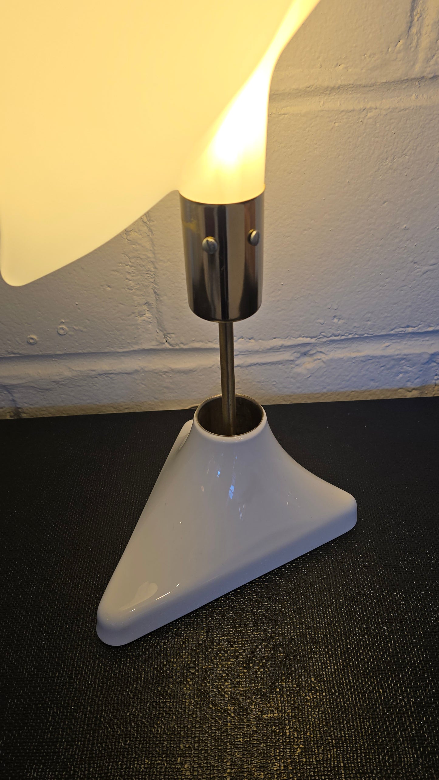 Acrylic Shell Shaped Lamp Attr to Rougier