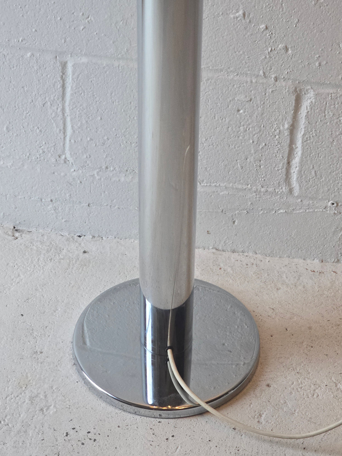 Cascading Waterfall Chrome Floor Lamp