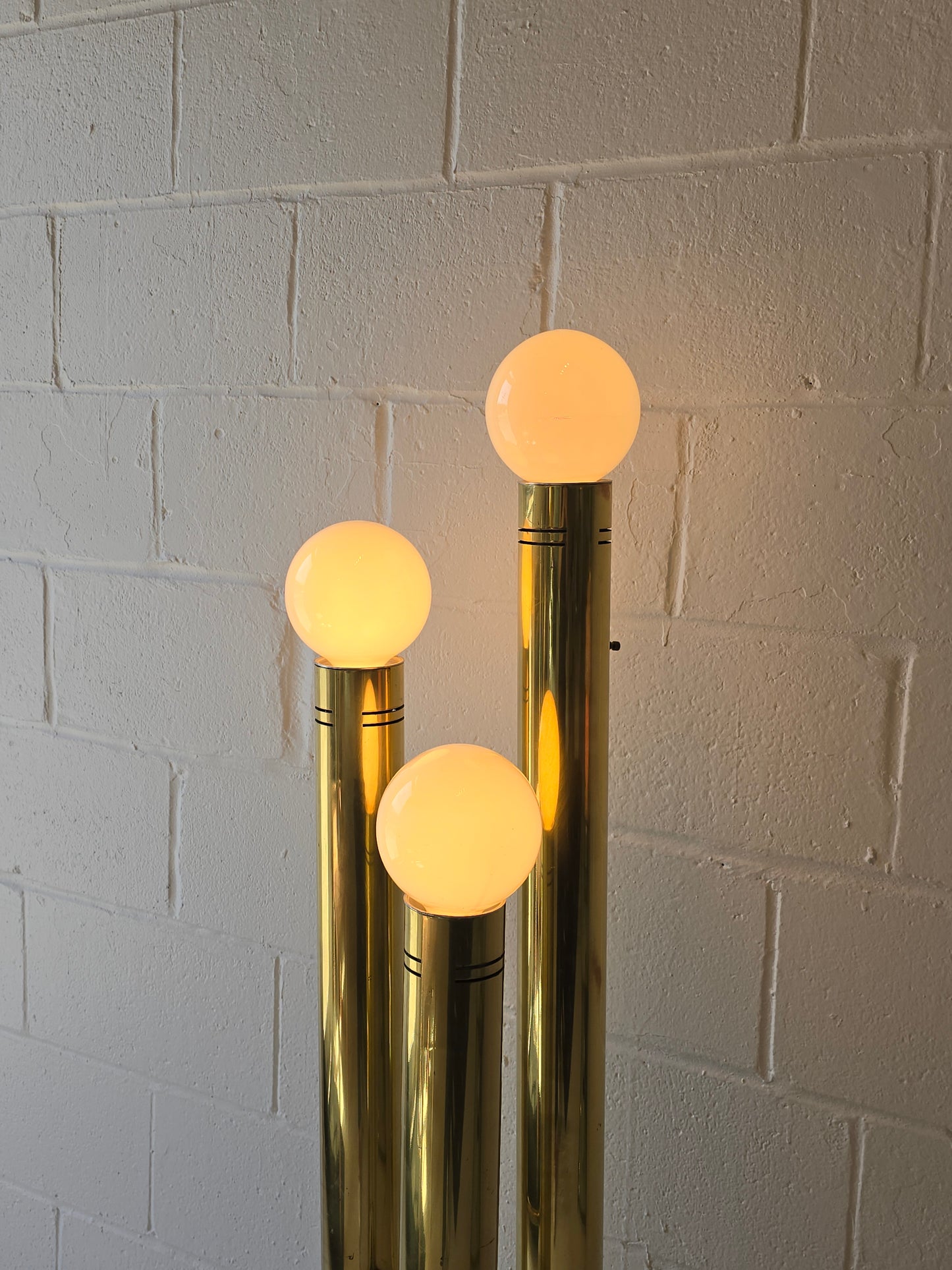 Three Tier Brass Lamp