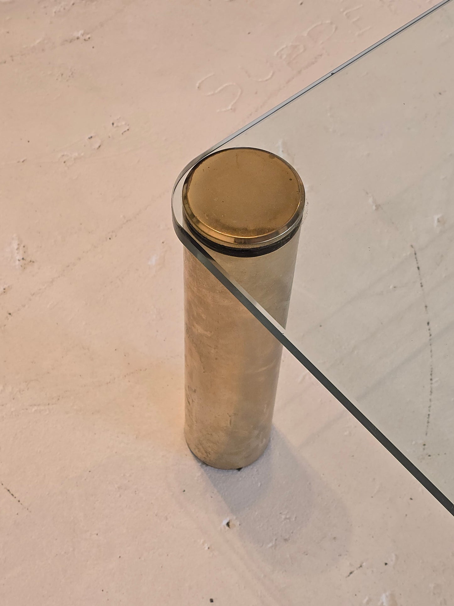 Brass & Glass Coffee Table