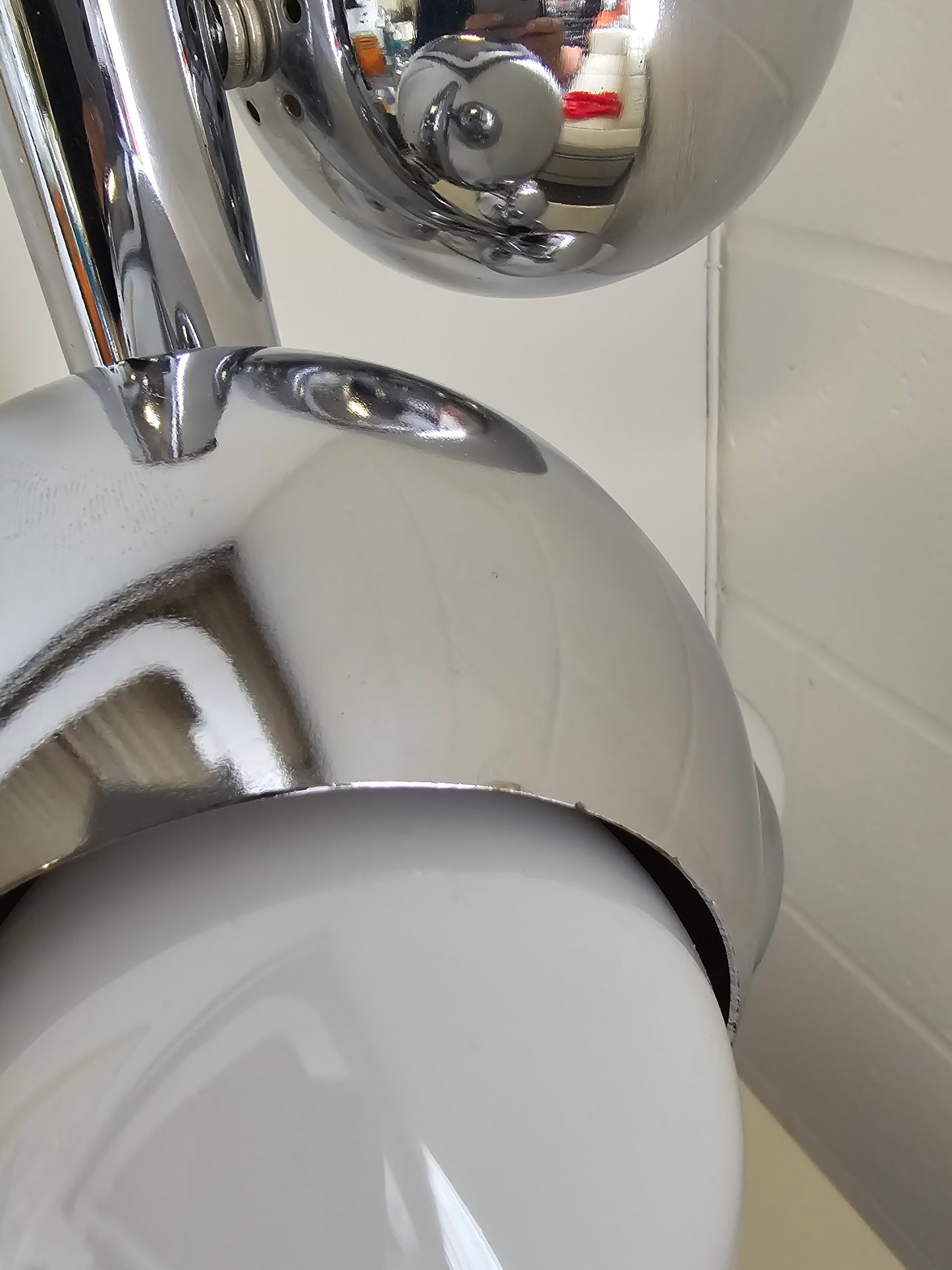 Chrome Six Light Table Lamp