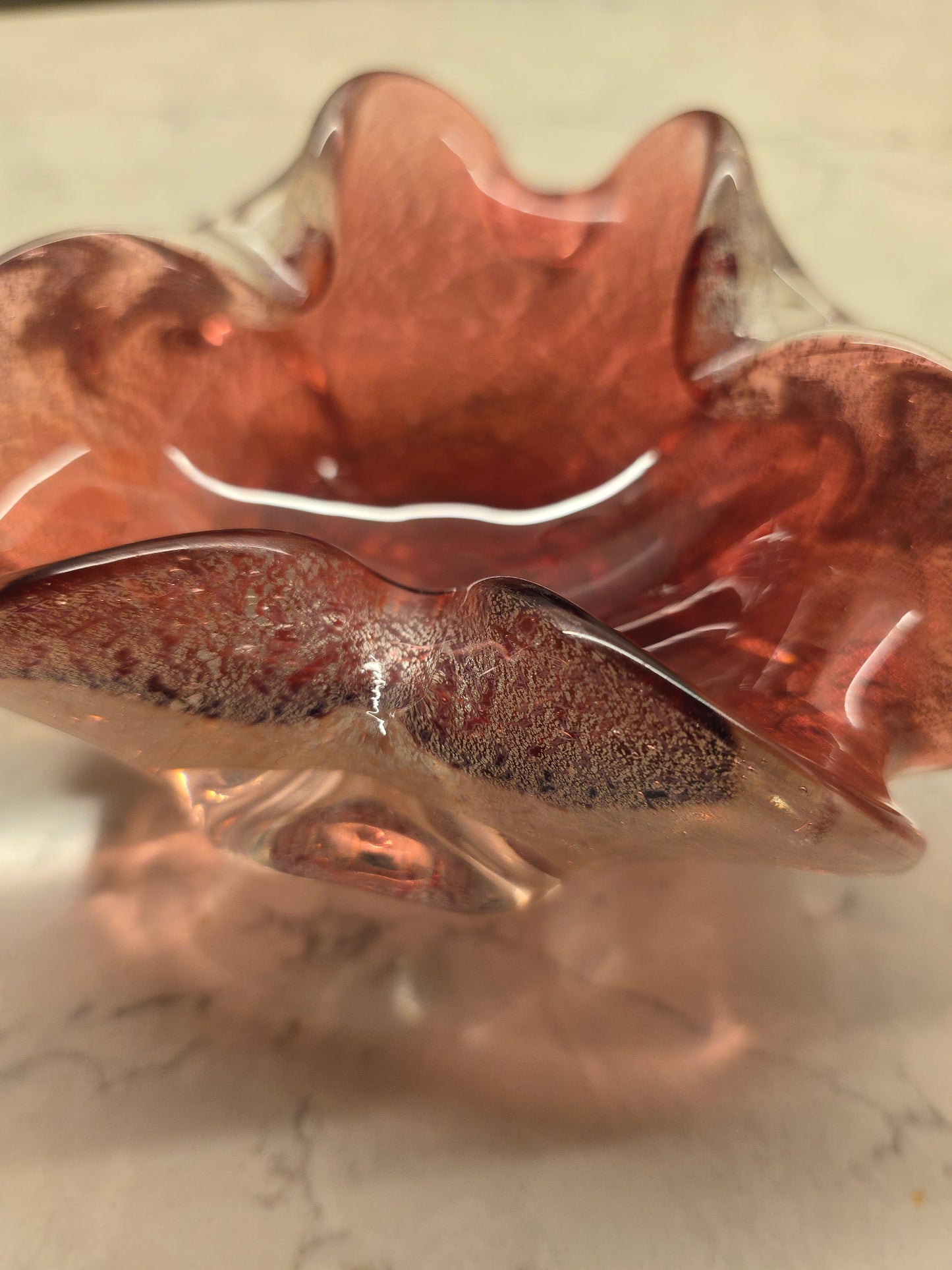 Murano Pink Art Glass