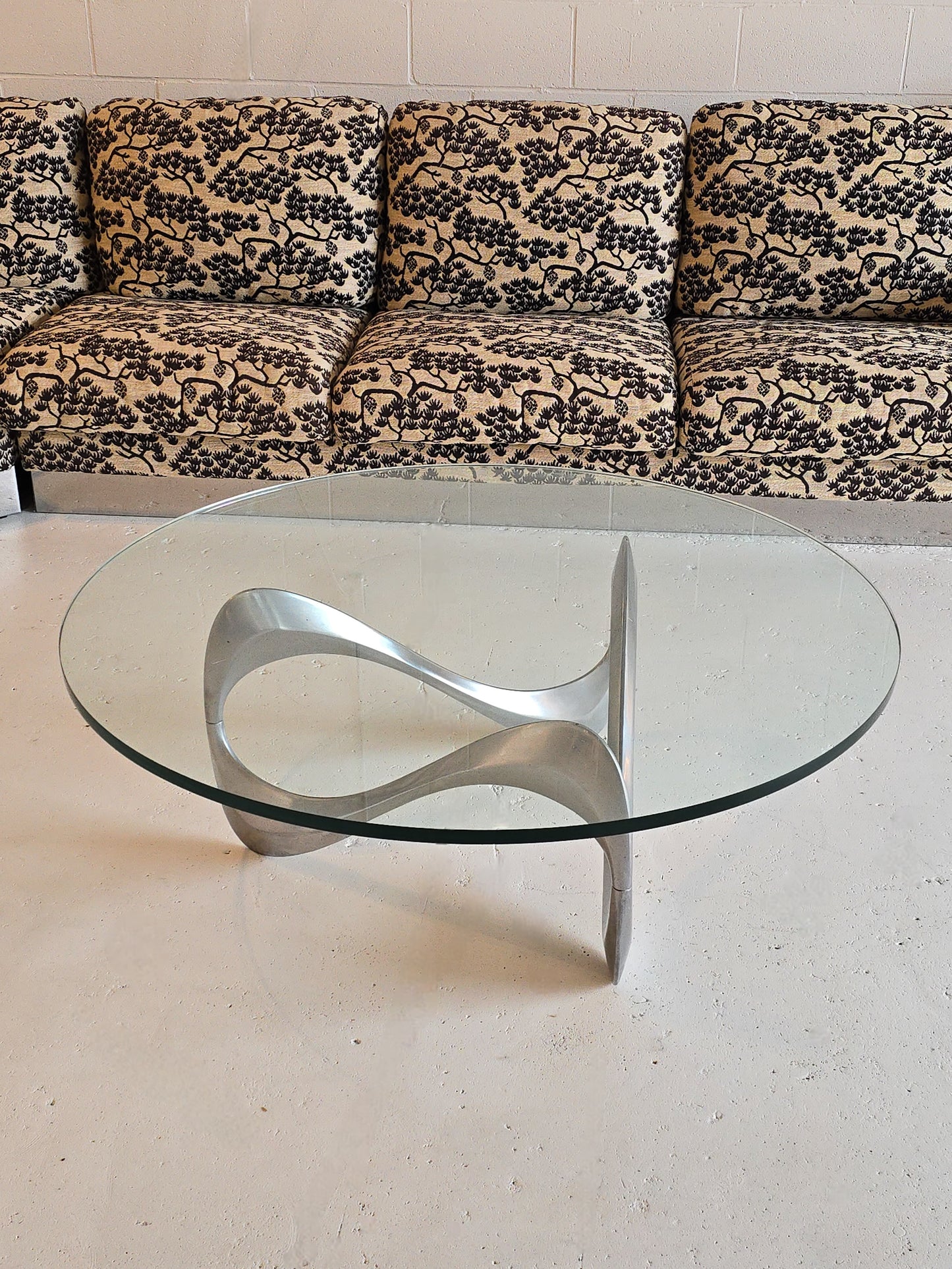 "Snake" Coffee Table by Knut Hesterberg for Ronald Schmitt