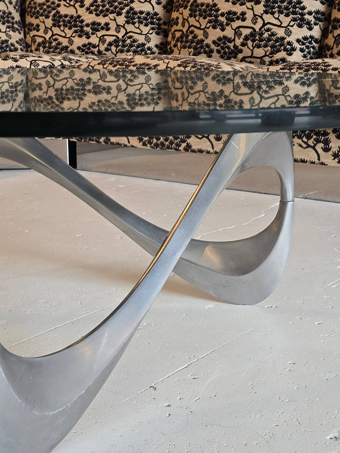 "Snake" Coffee Table by Knut Hesterberg for Ronald Schmitt