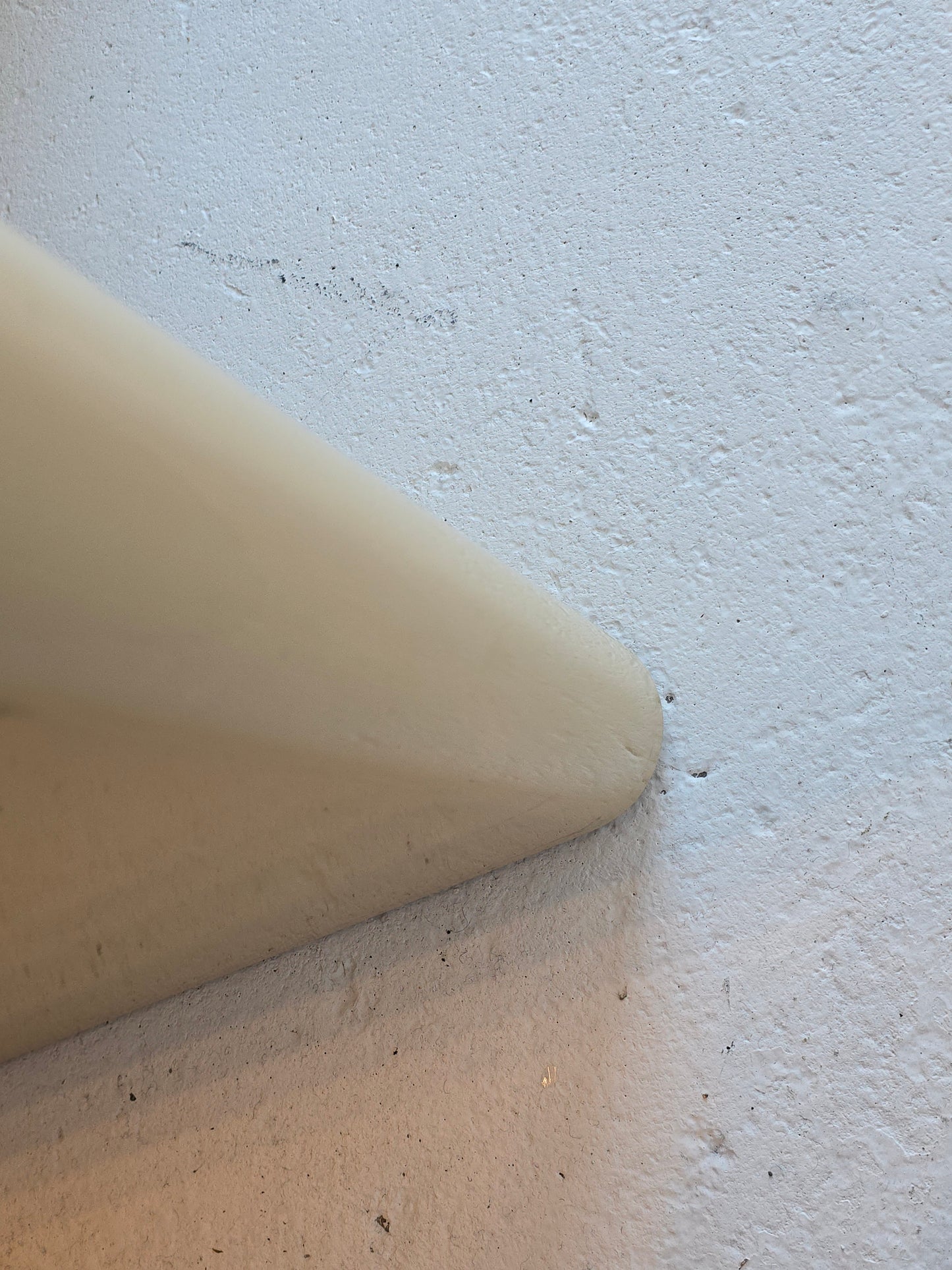 Cream Lacquered Waterfall Side Table