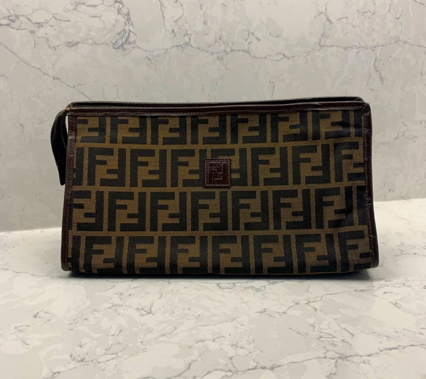 Fendi Zucca Hand Bag Clutch