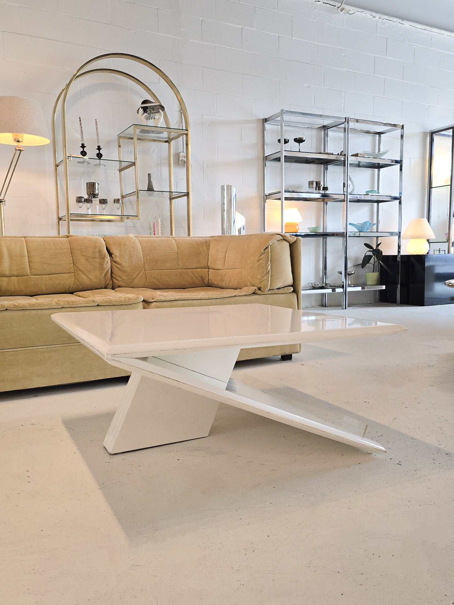 Postmodern Lacquered Coffee Table