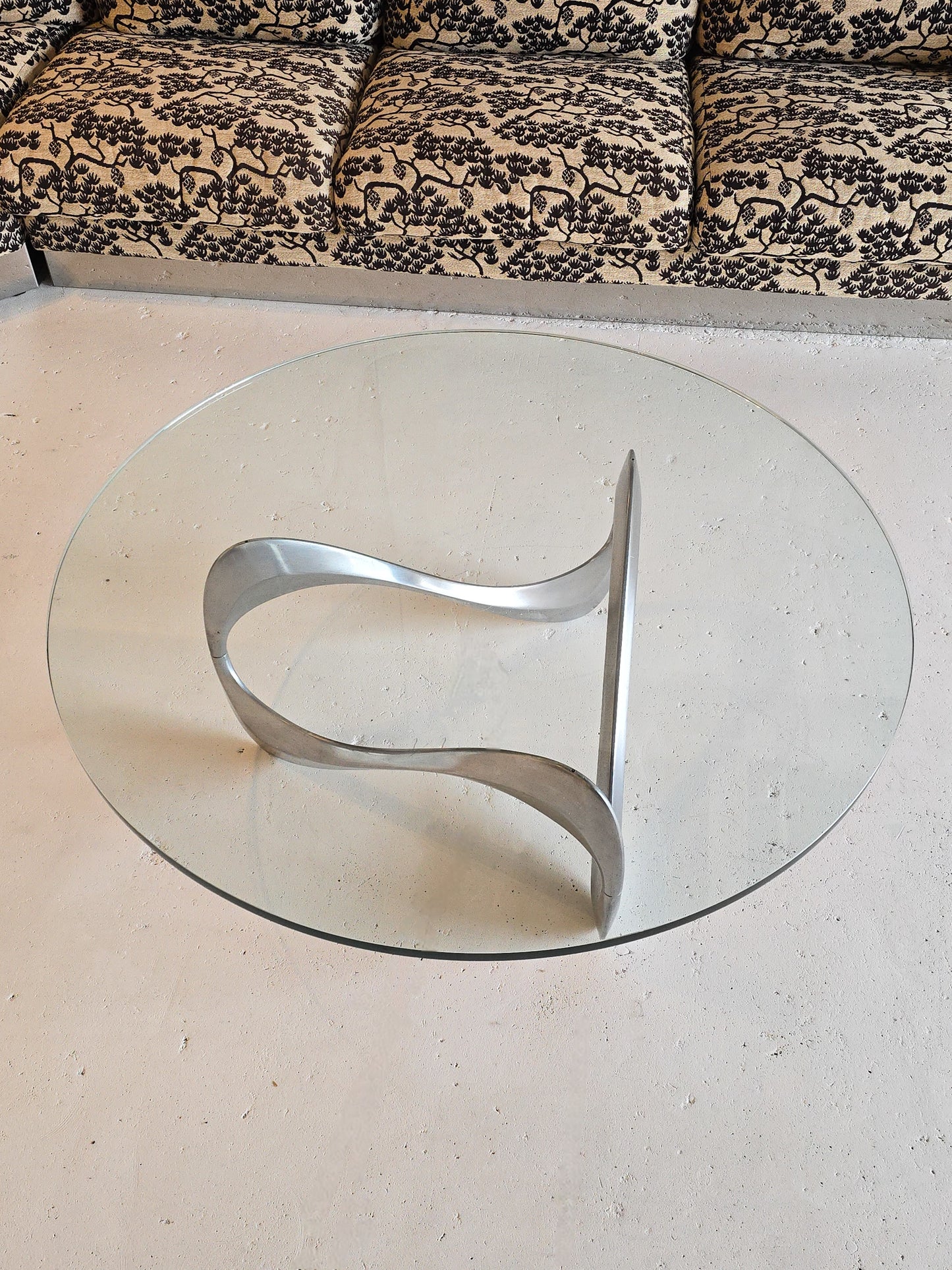 "Snake" Coffee Table by Knut Hesterberg for Ronald Schmitt