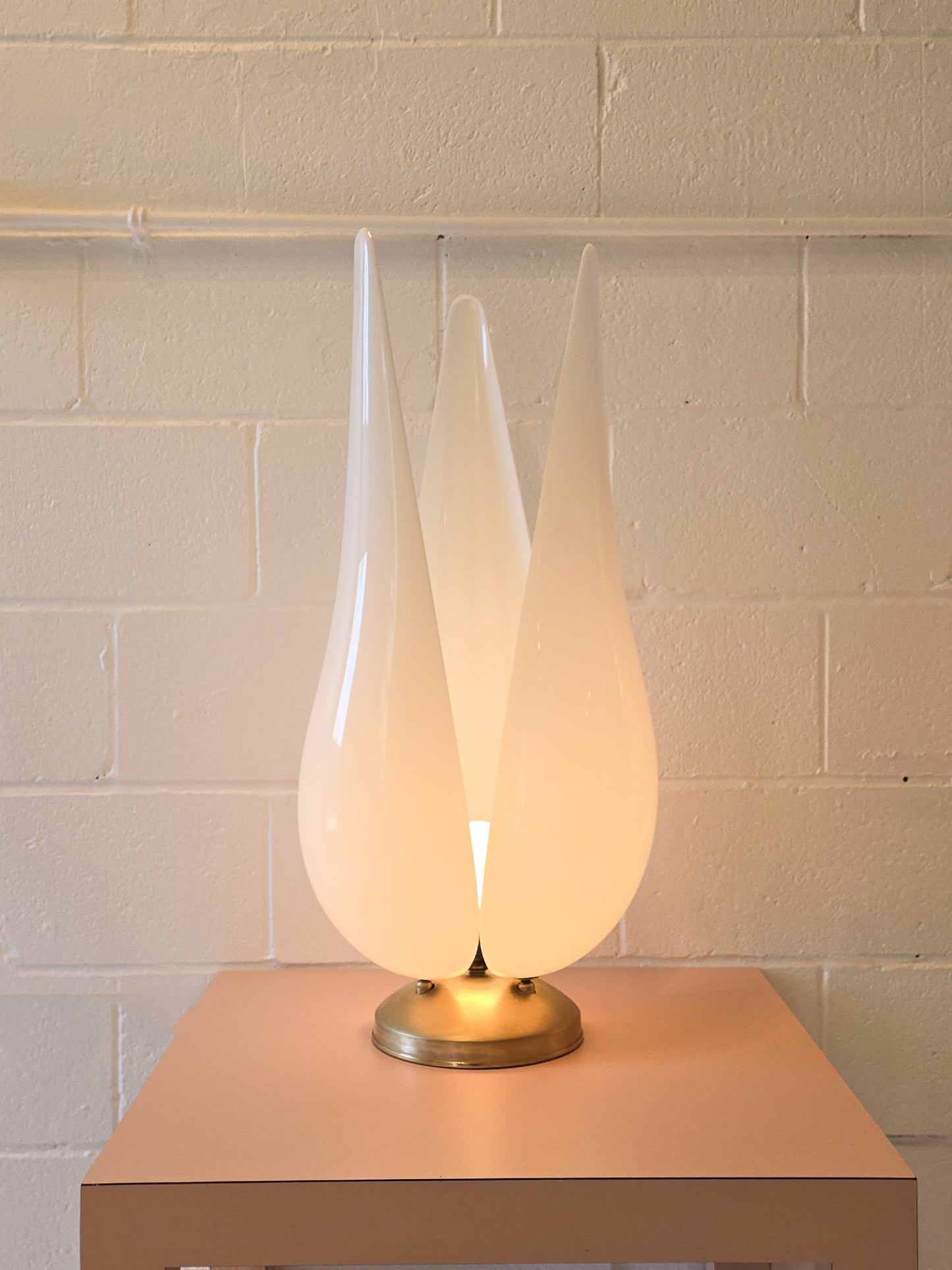 Acrylic Tulip Lamp Attr to Rougier