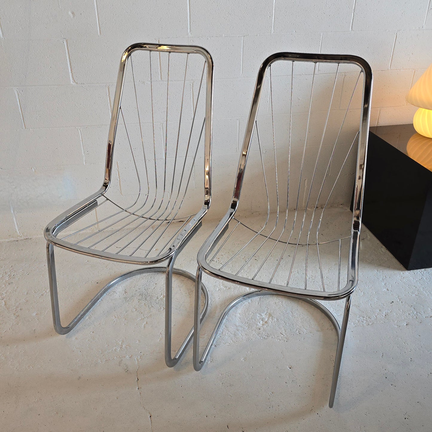 1970s Chrome Dining Set