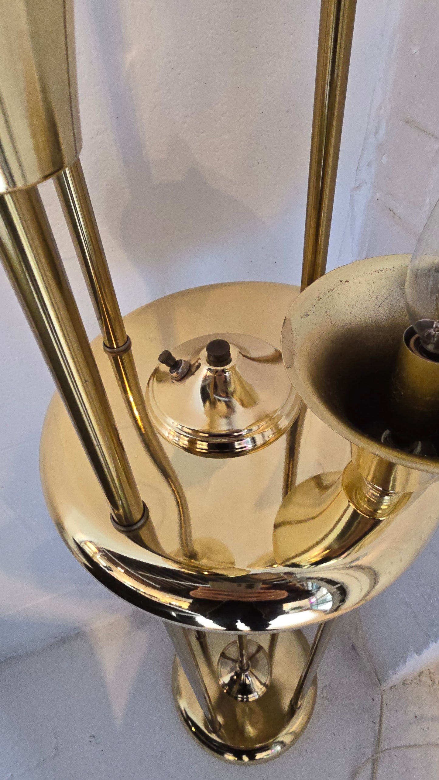 Brass Candelabra Floor Lamp