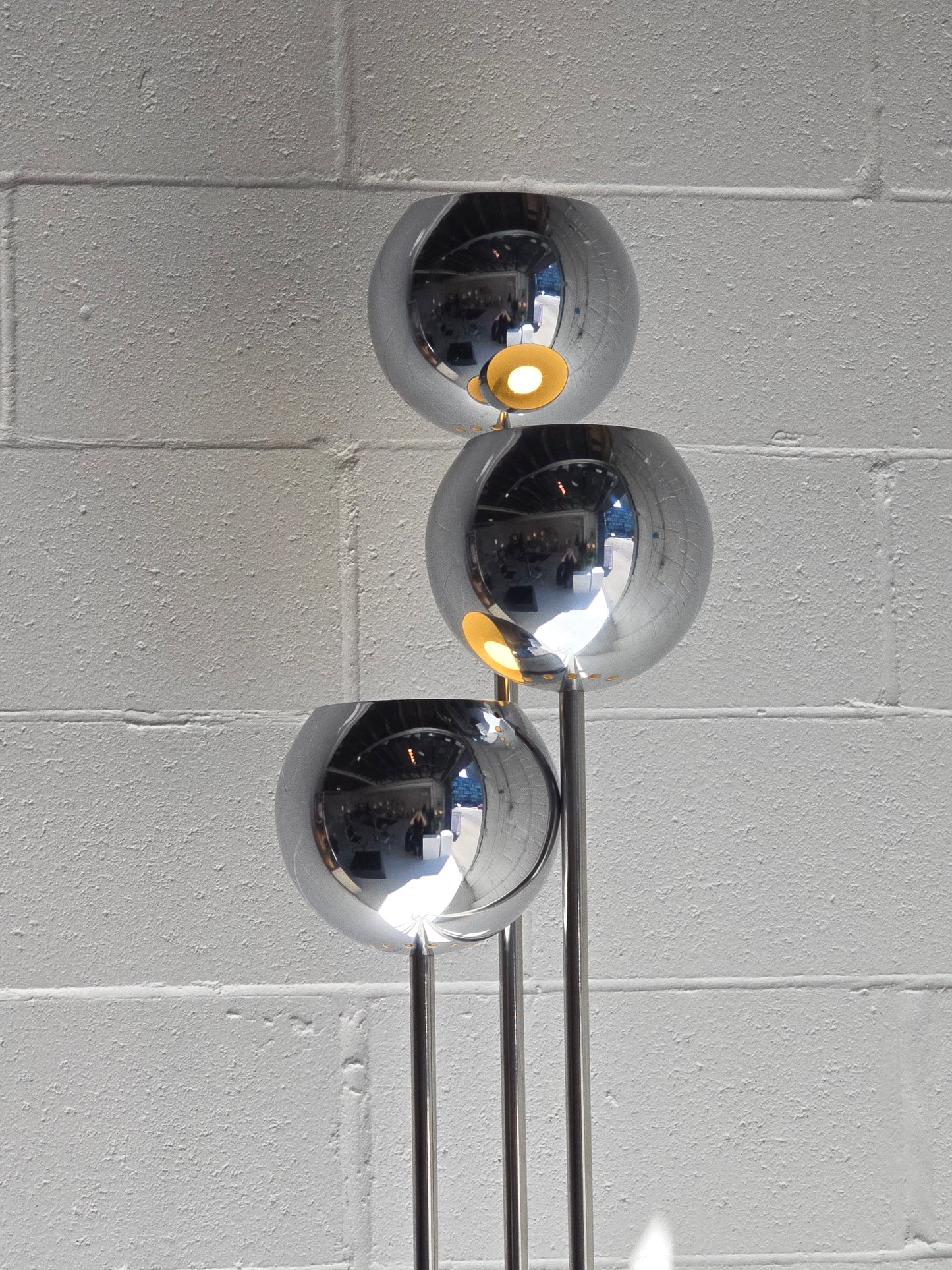 Reggiani Chrome Floor Lamp