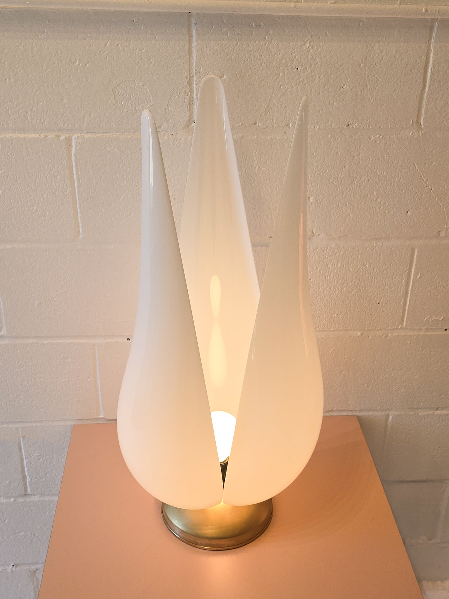 Acrylic Tulip Lamp Attr to Rougier