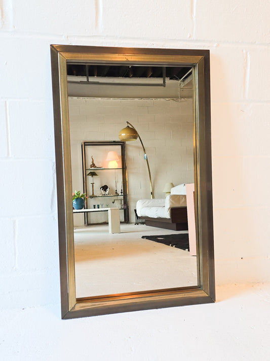 Brass and Tinted Mirror