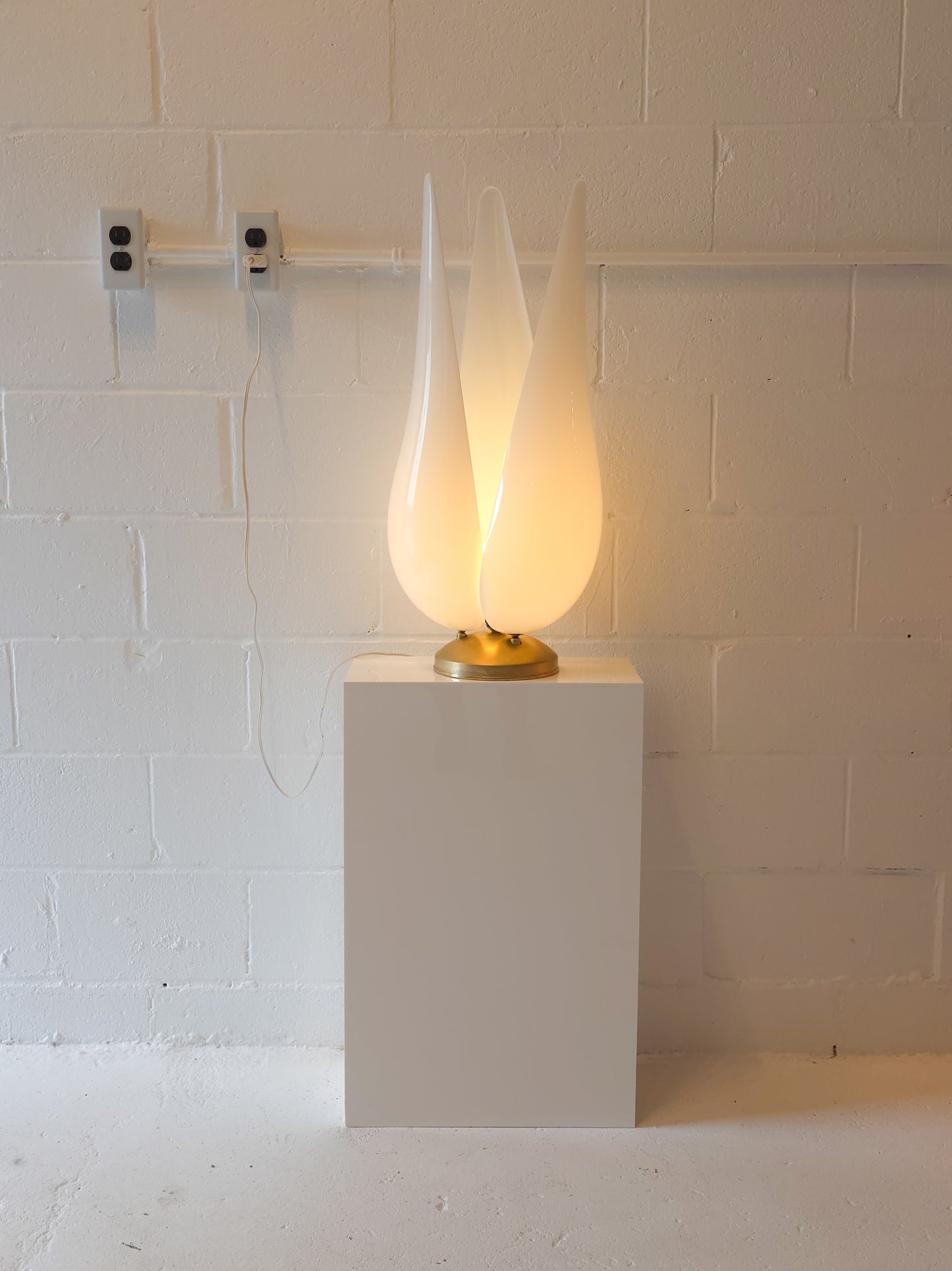 White Acrylic Plinth