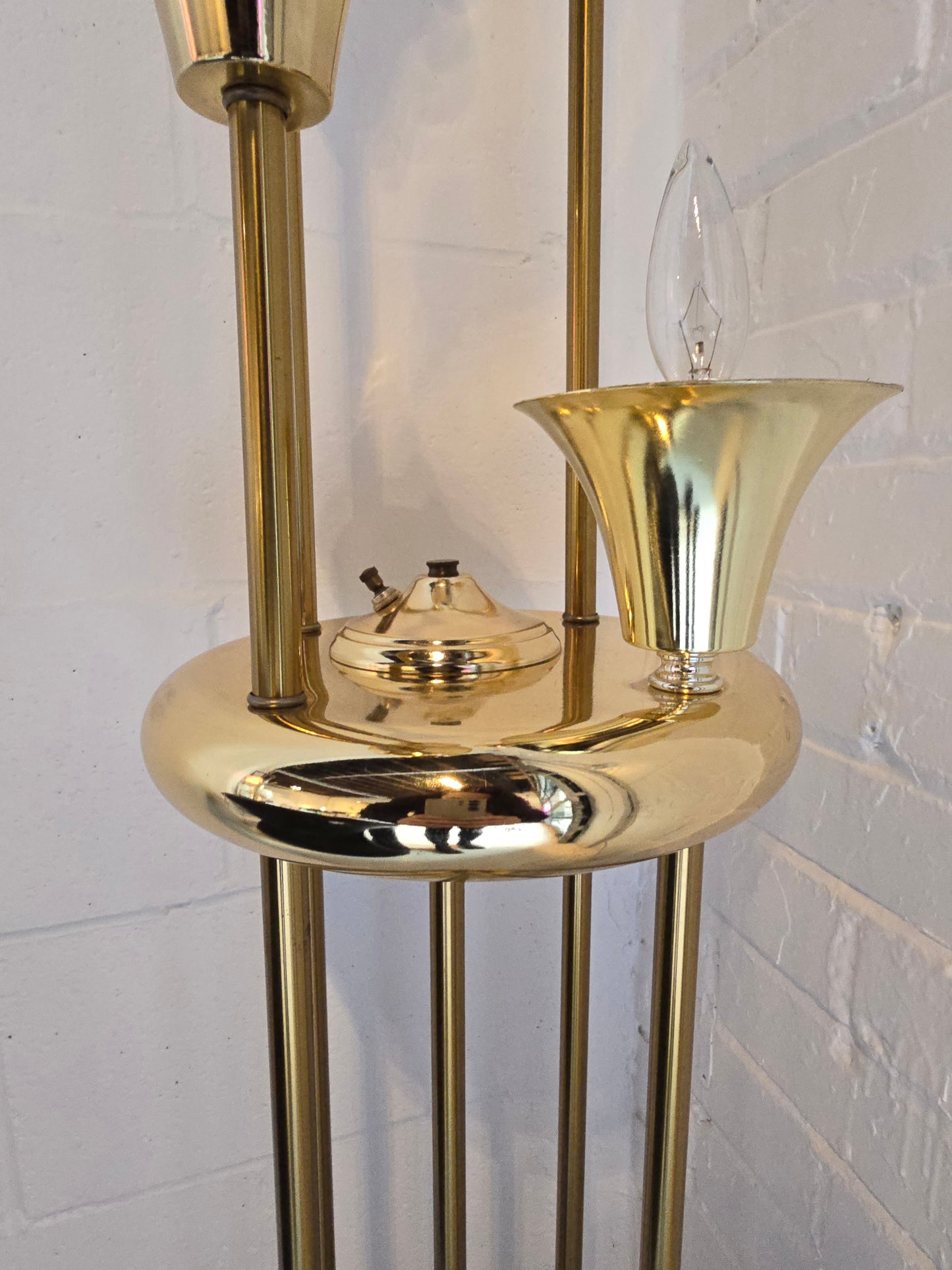 Brass Candelabra Floor Lamp