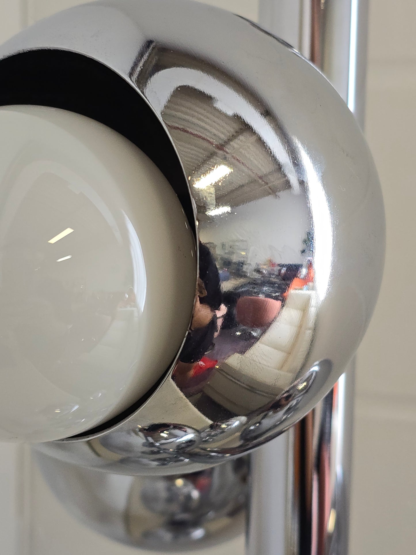 Chrome Six Light Table Lamp
