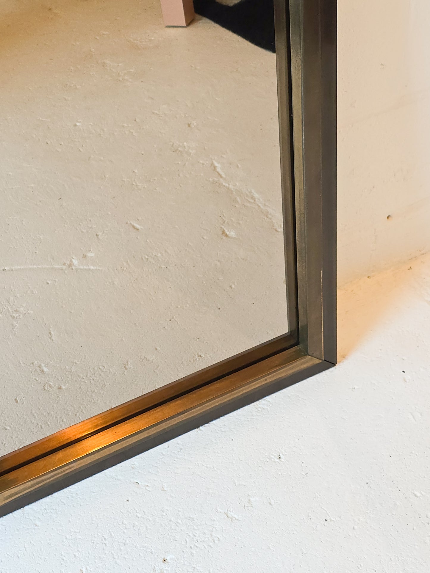 Brass and Tinted Mirror