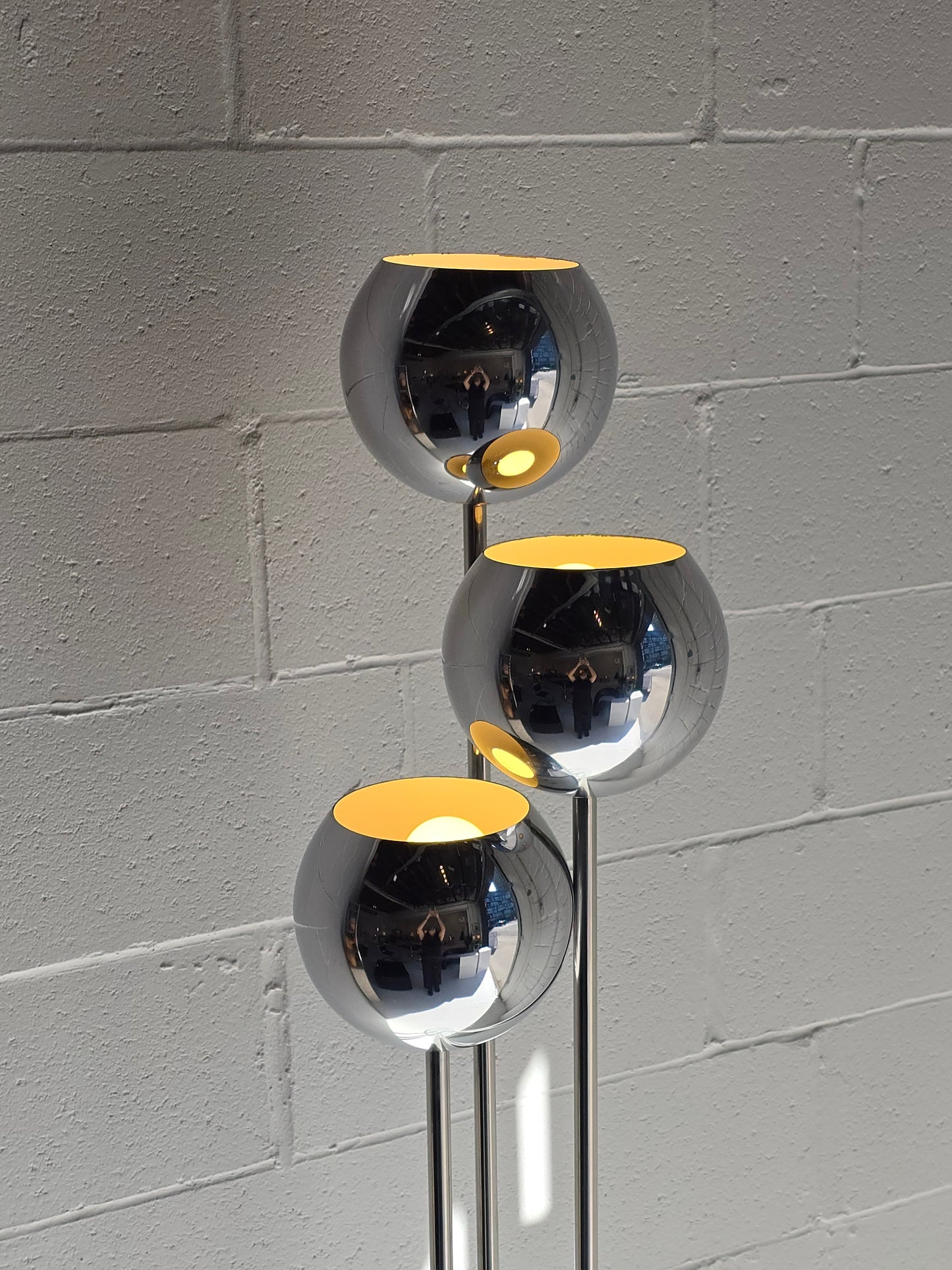 Reggiani Chrome Floor Lamp