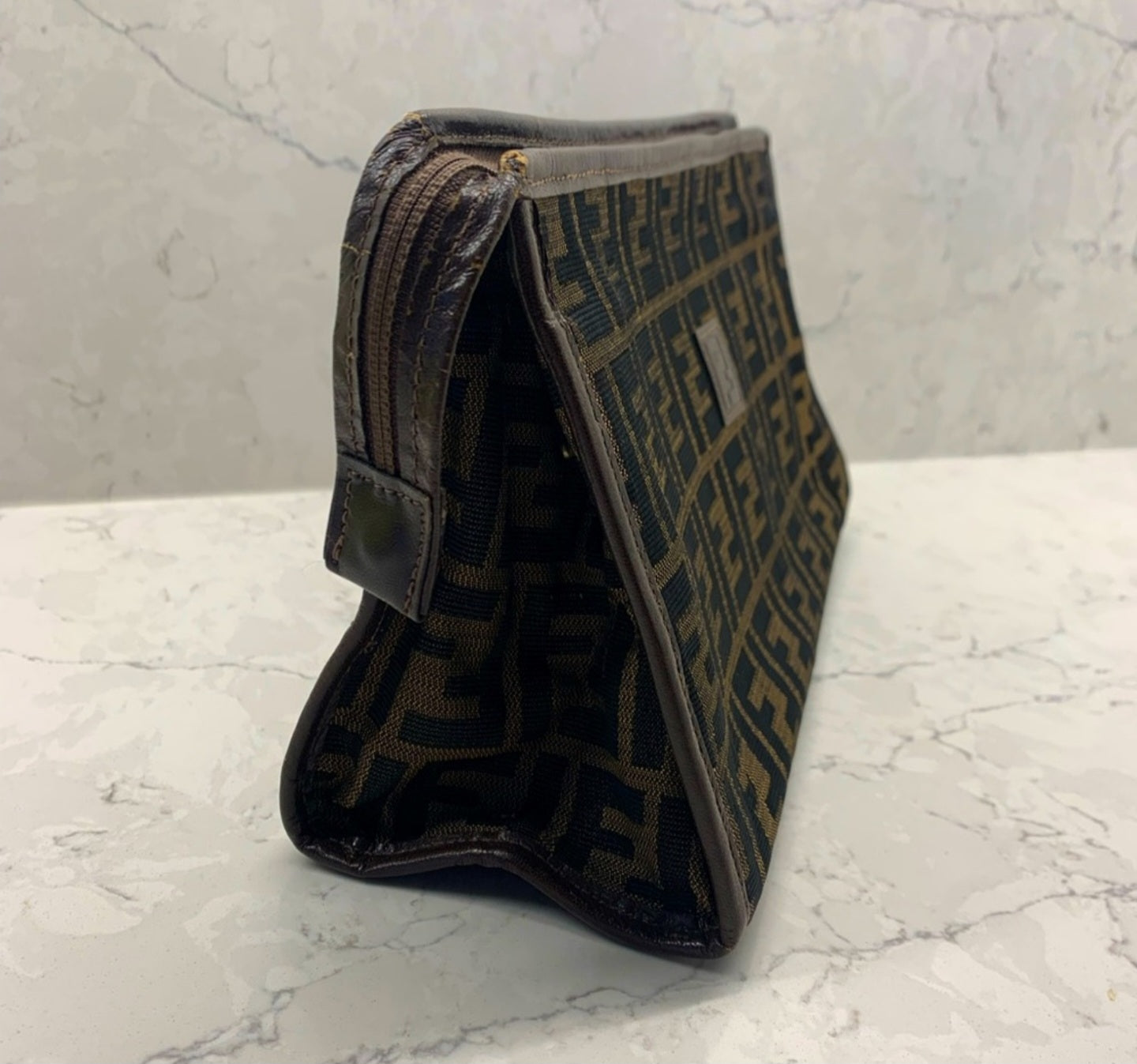 Fendi Zucca Hand Bag Clutch