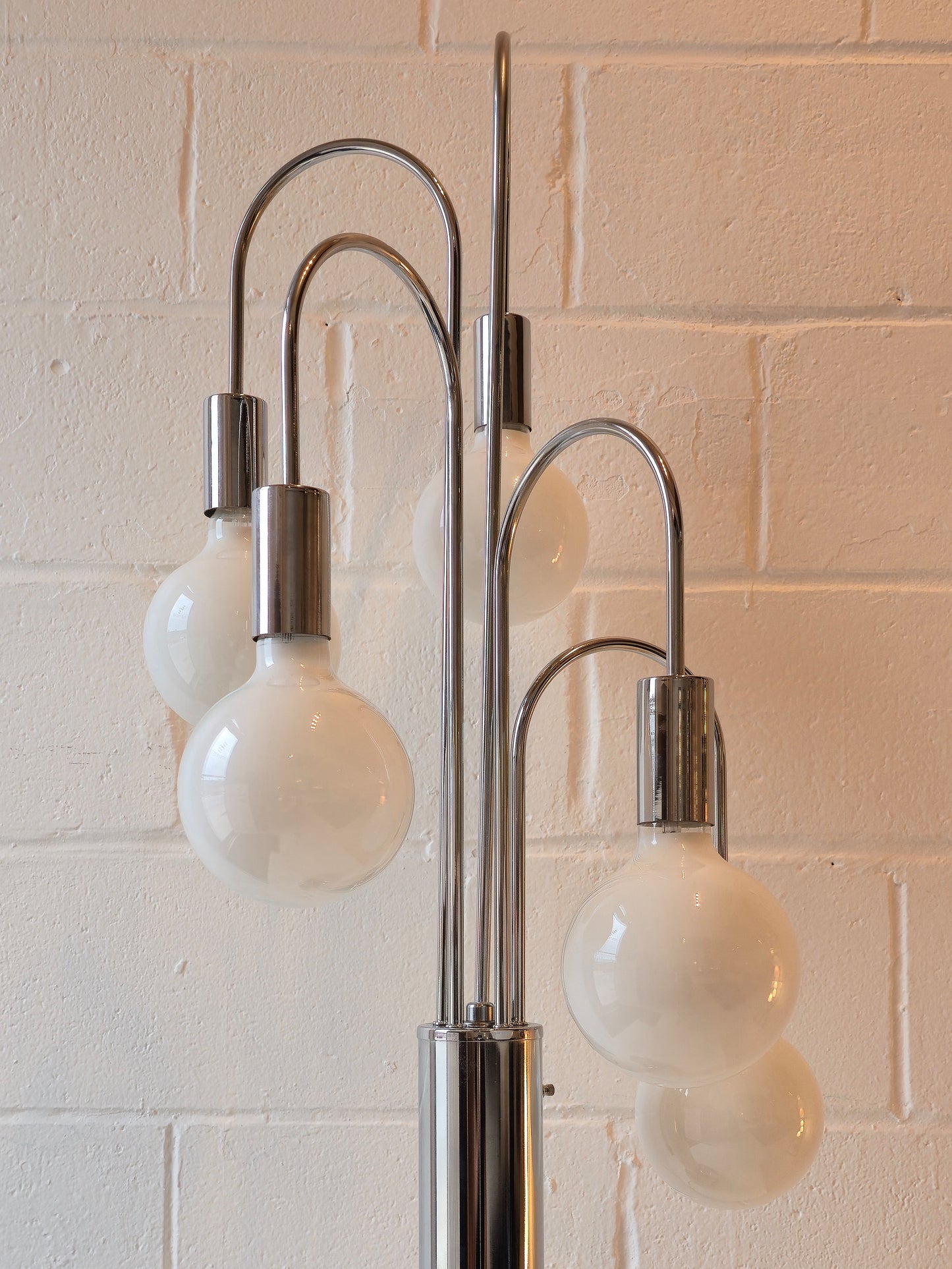 Waterfall Chrome Lamp Attr Sonneman