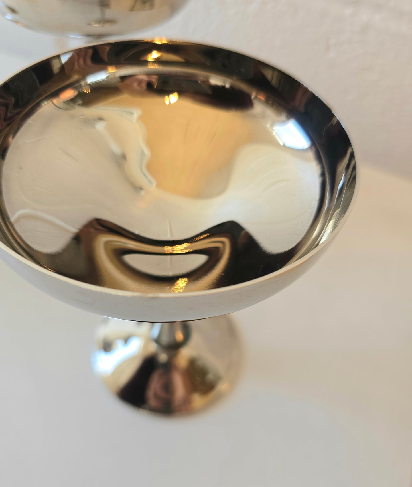 Silverplated Coupe Goblets