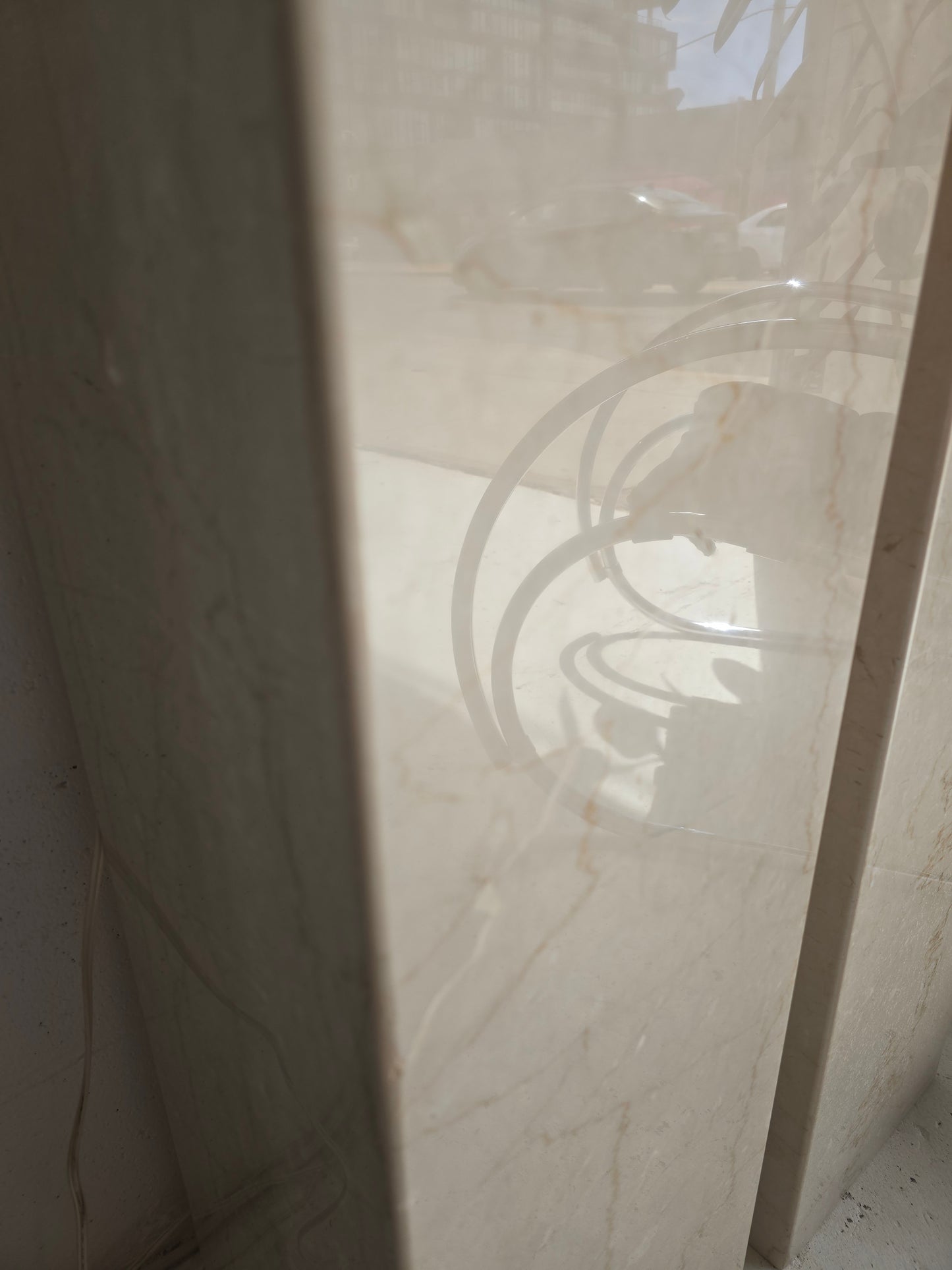 A Pair of Marble Plinths