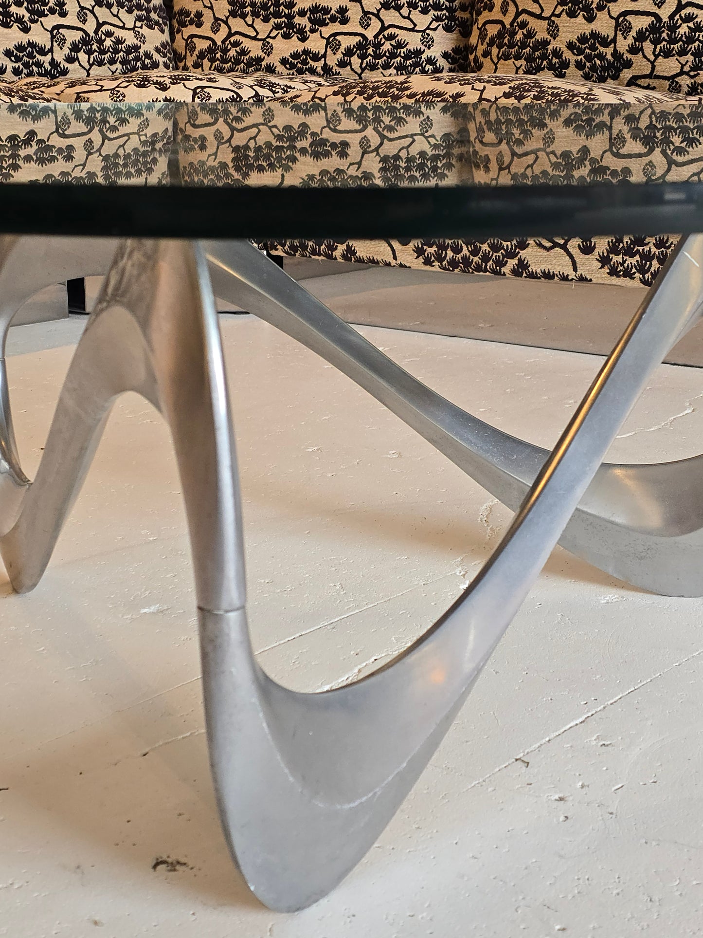 "Snake" Coffee Table by Knut Hesterberg for Ronald Schmitt