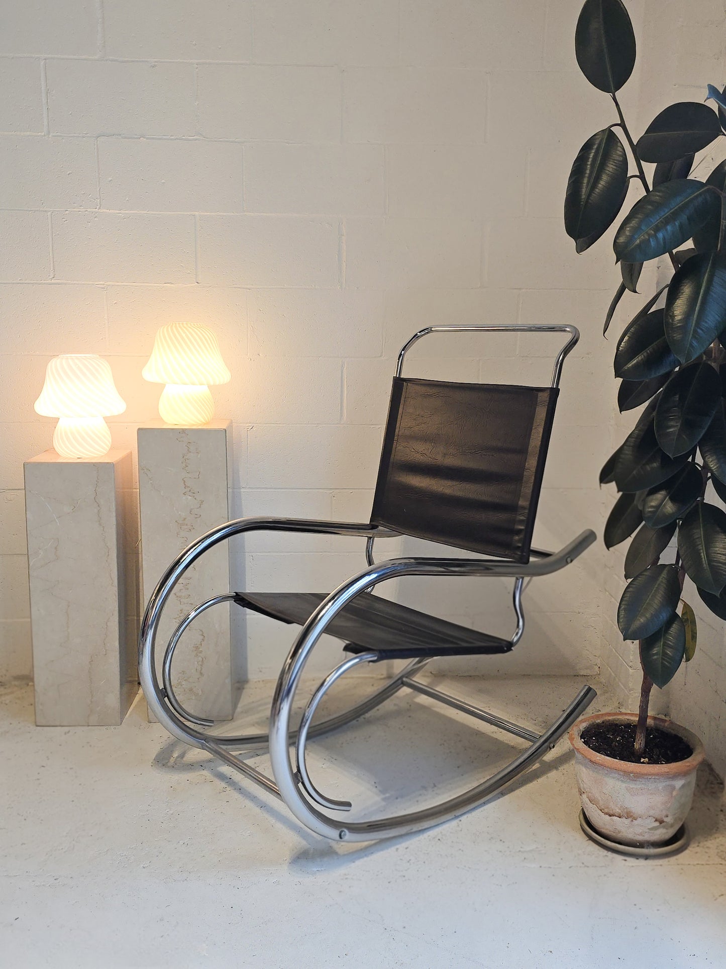Chrome Rocking Chair