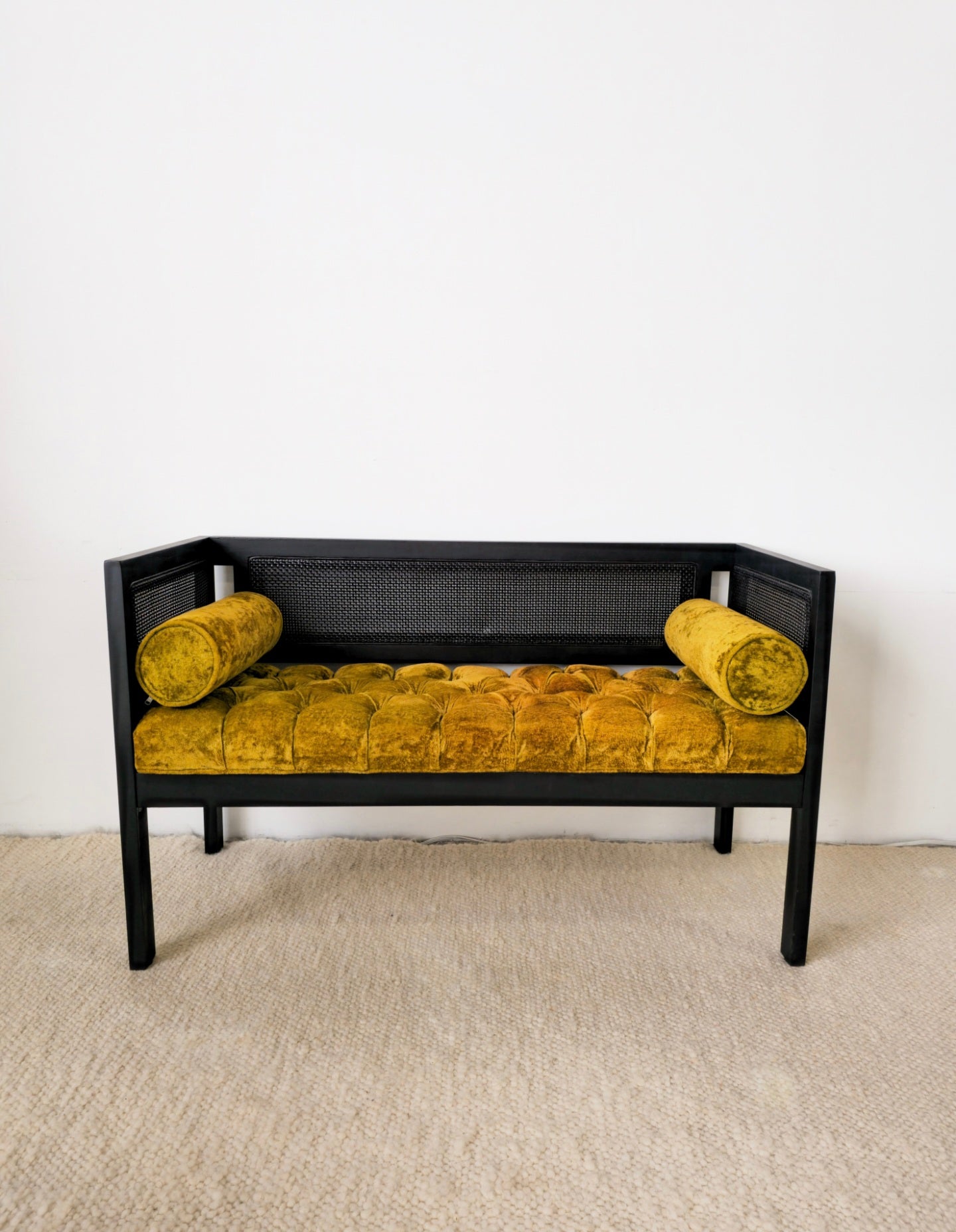 Mid Century Settee Bench