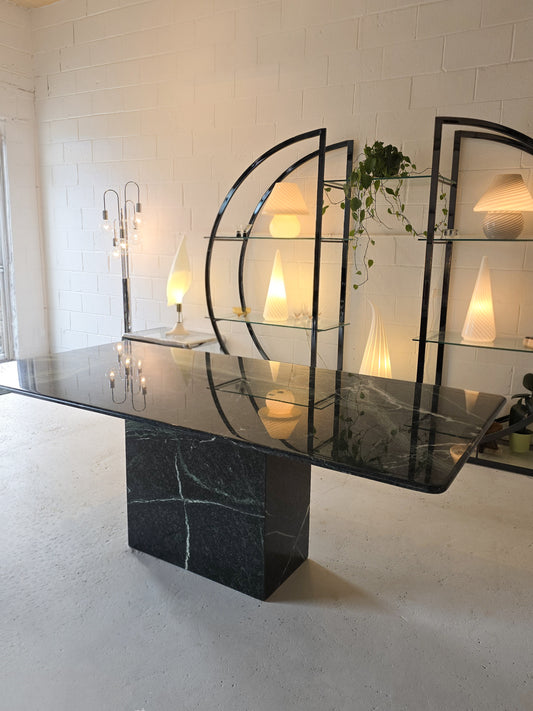 Verdi Alpi Marble Dining Table
