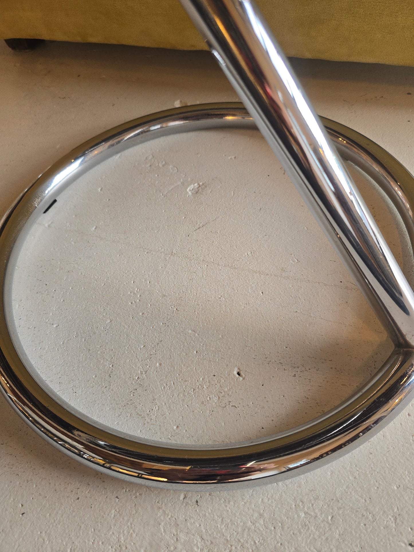 Tubular Chrome Side Table