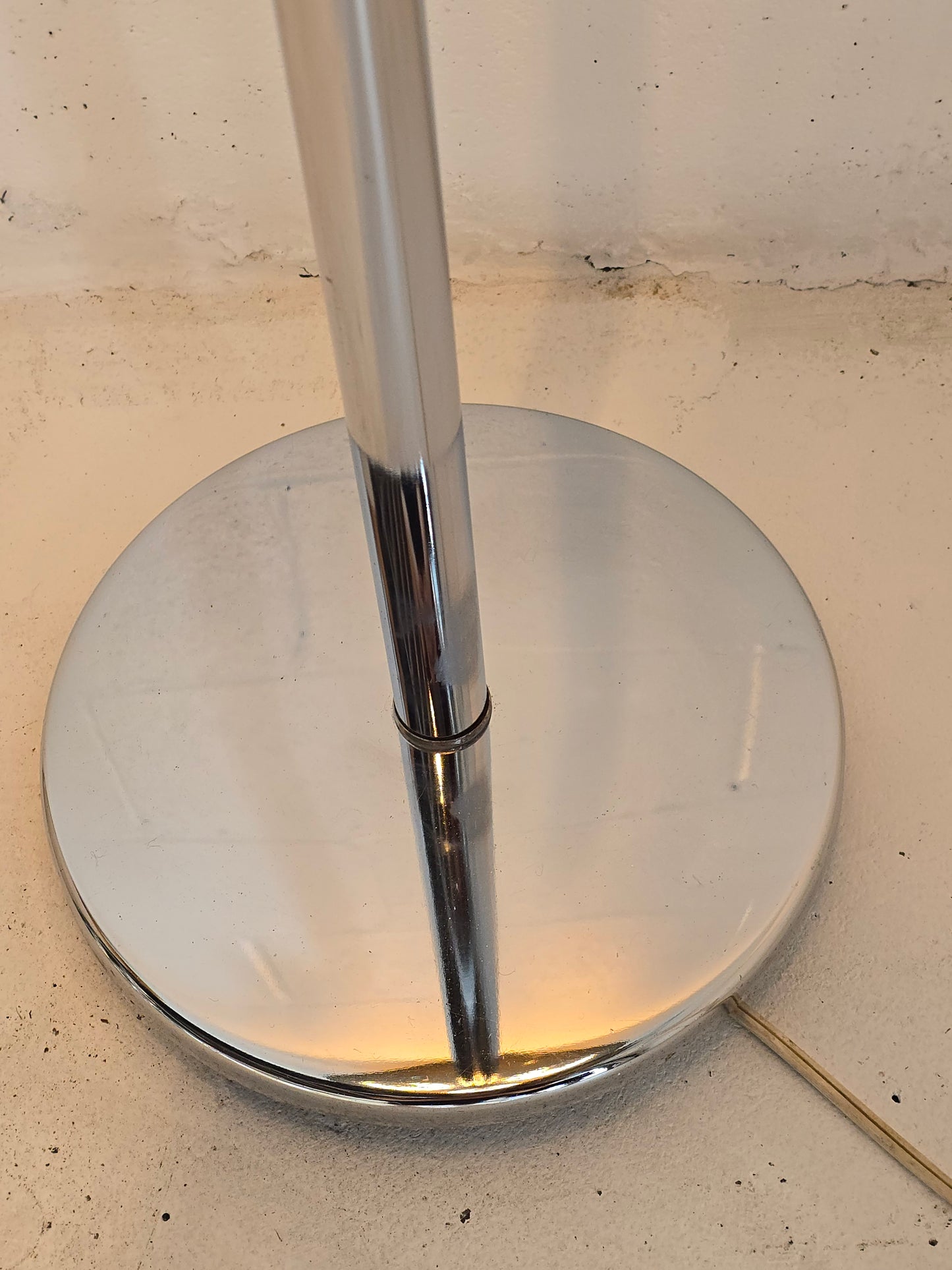 Chrome and Acrylic Floor Lamp