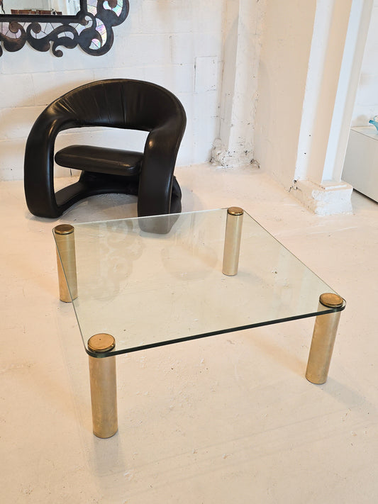 Brass & Glass Coffee Table