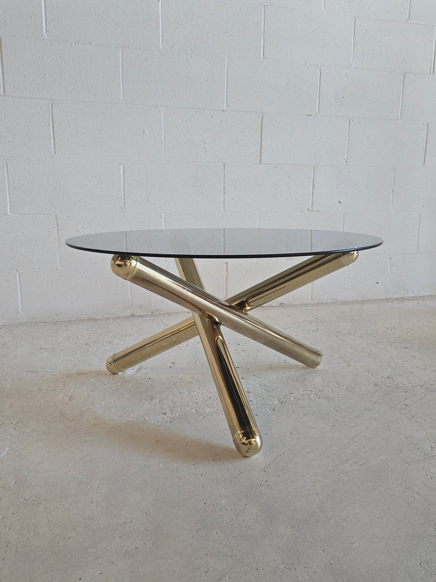 Tubular Brass 'Jax' Tables