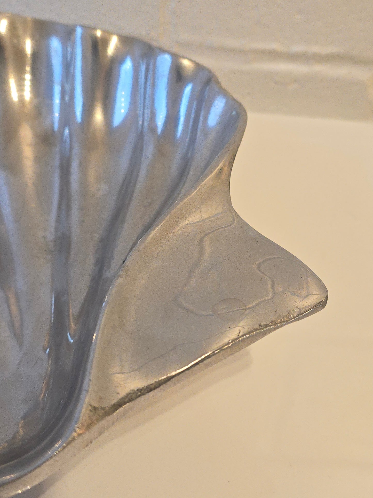 Chrome Shell Dish